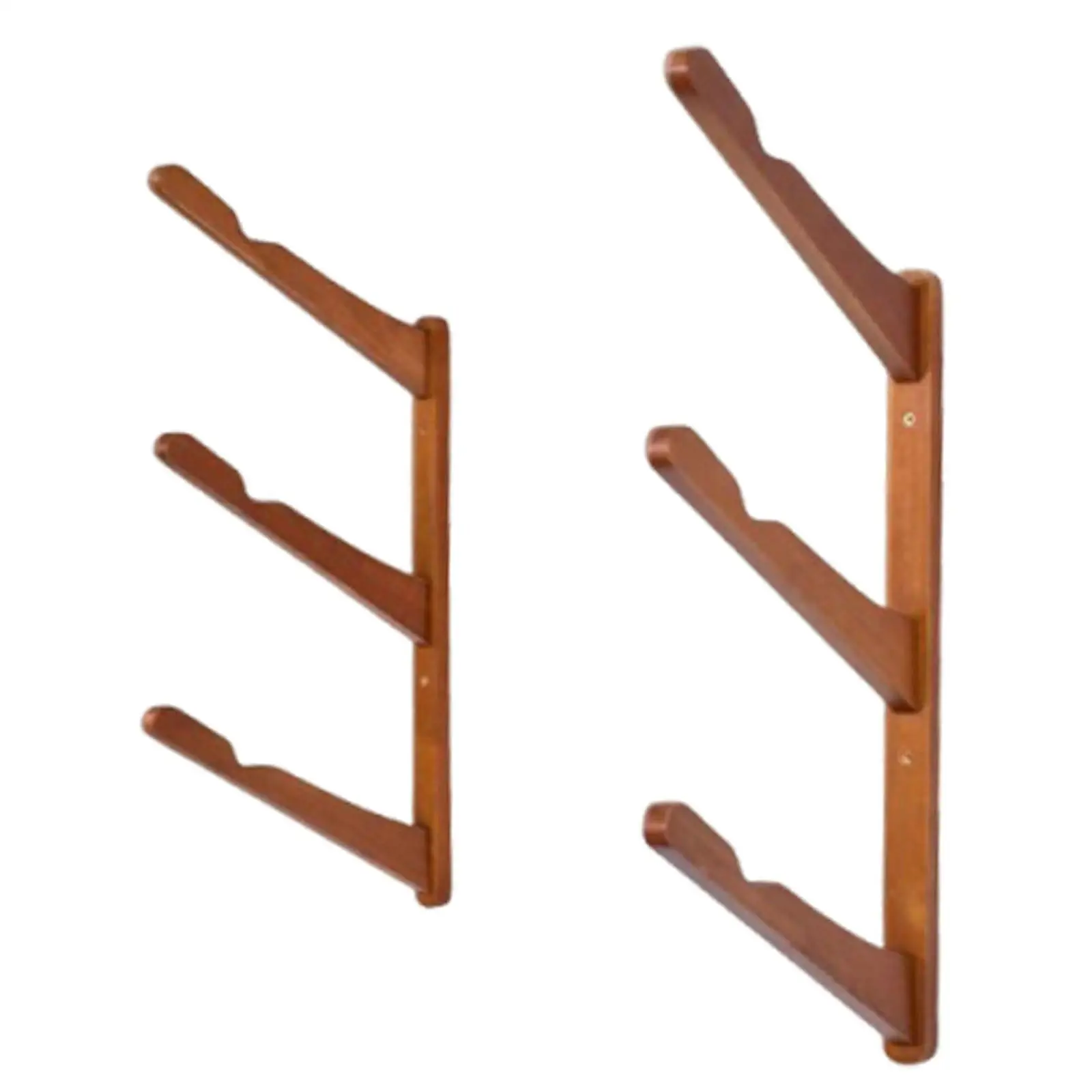 Space Saving Surfboard Rack Bamboo Material Hanging Organizer Wall Mount Durable Storage for Board Display