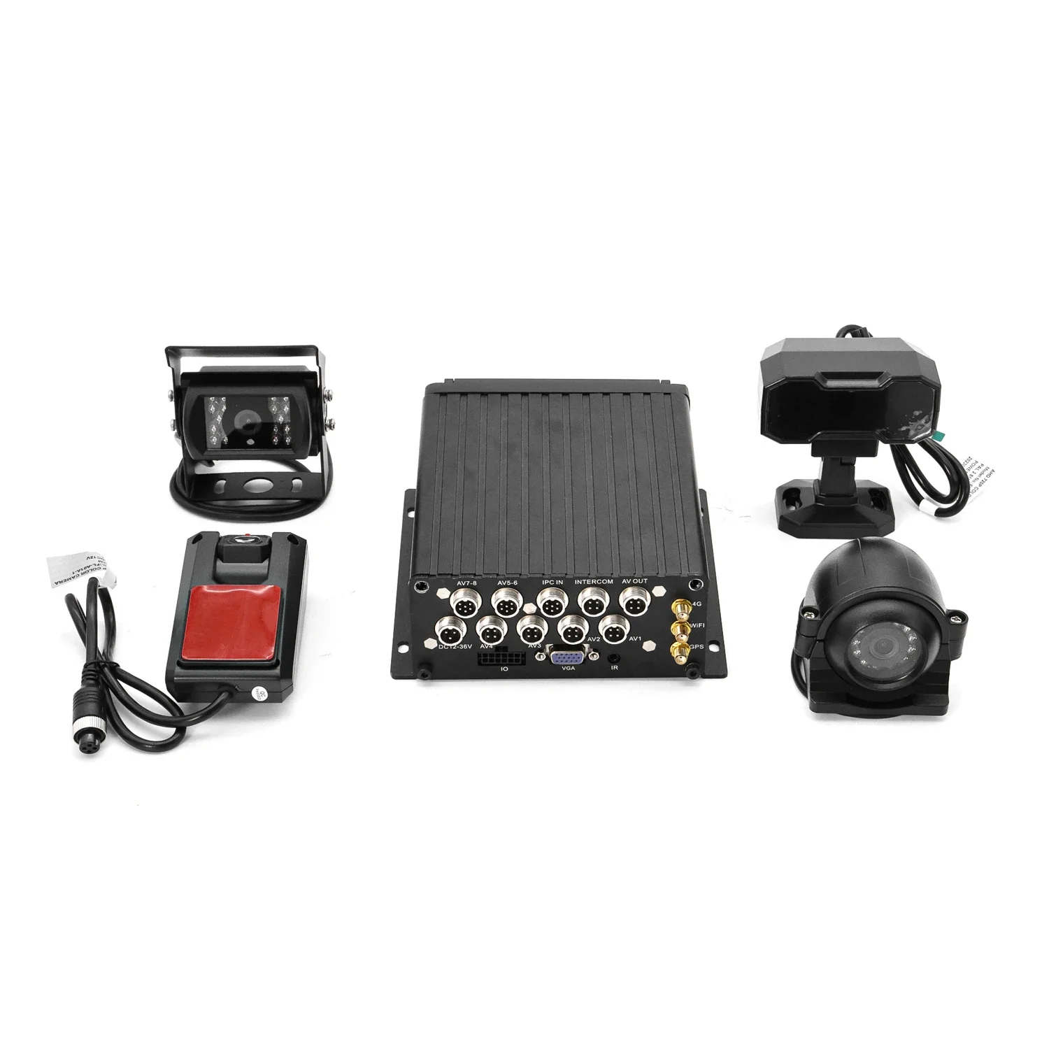 OEM AI MDVR ADAS DMS HDD Storage 4 Channels 1080P Mobile DVR Vehicle CMSV6/7 CCTV Tracking System Kits AI MDVR