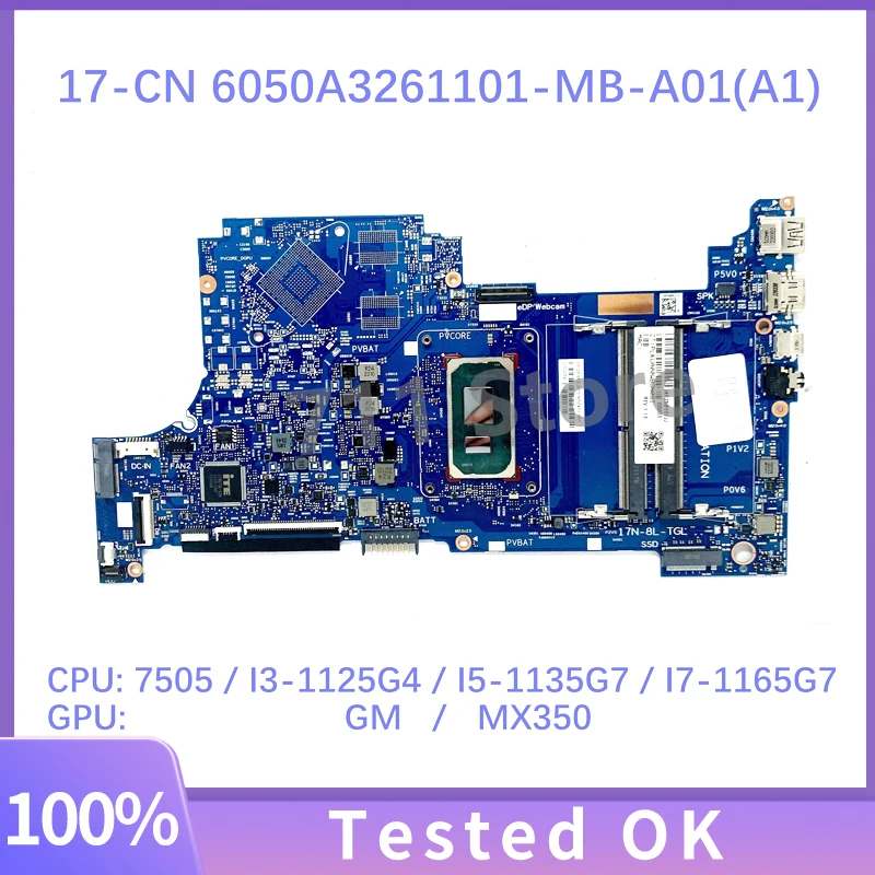 

6050A3261101-MB-A01(A1) для HP 17-CN искусственная фотография с 7505/I3/I5/I7 GM/MX350 100% тест