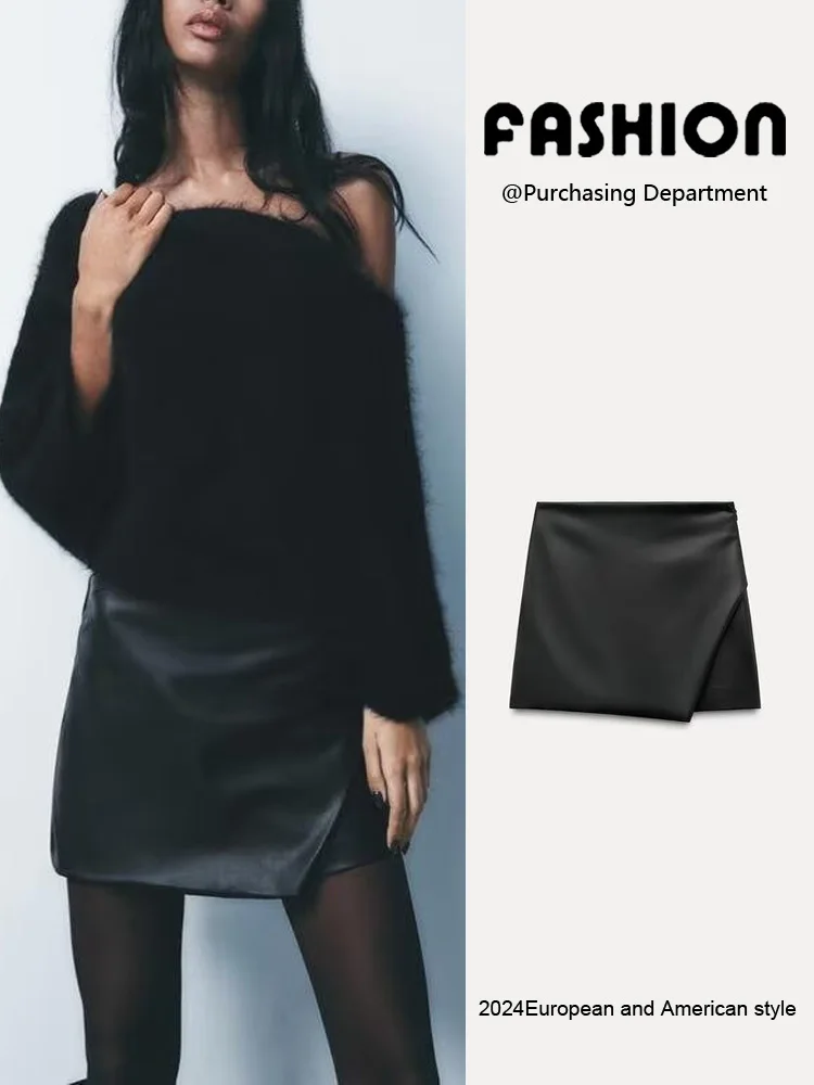 

Spring New Arrival Asymmetrical Design Simple A-Line ort Skirt Versatile Midi Skirt Commute Sle Pure Color Other 00%