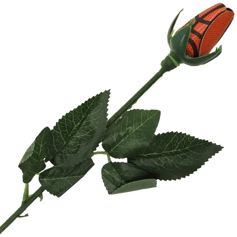 هدية زهور البيسبول الاصطناعية المصنوعة يدويًا من الجلد الوردي للكرة اللينة لعشاق الكرة اللينة وفريق التخرج