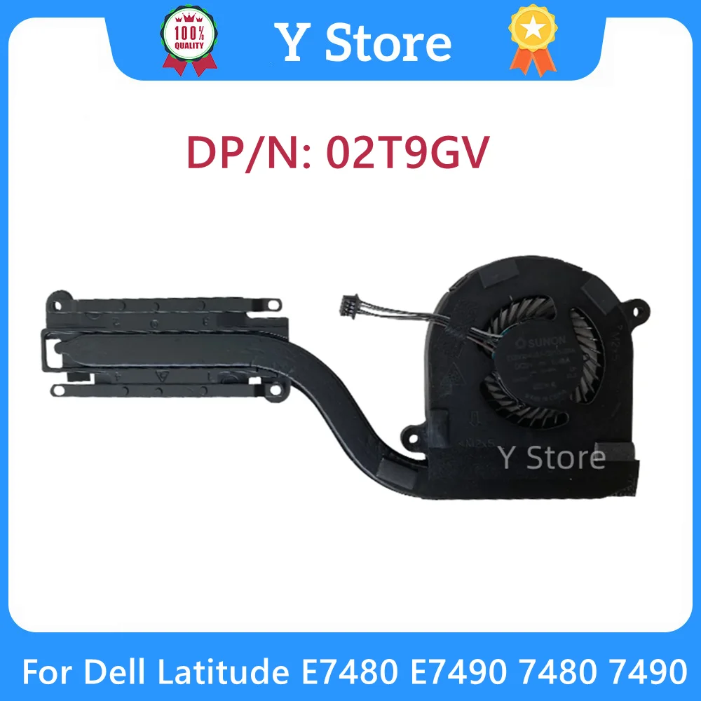 

Y Store NEW Original CPU Cooling Fan with Heatsink For Dell Latitude E7480 E7490 7480 7490 P73G Fan Laptop Radiator 02T9GV 2T9GV