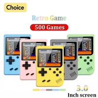 Retro Portable Mini Handheld Video Game Console 8-Bit 3.0 Inch LCD Color Kids Game Player Built-in 400 games For Kid Xmas Gift