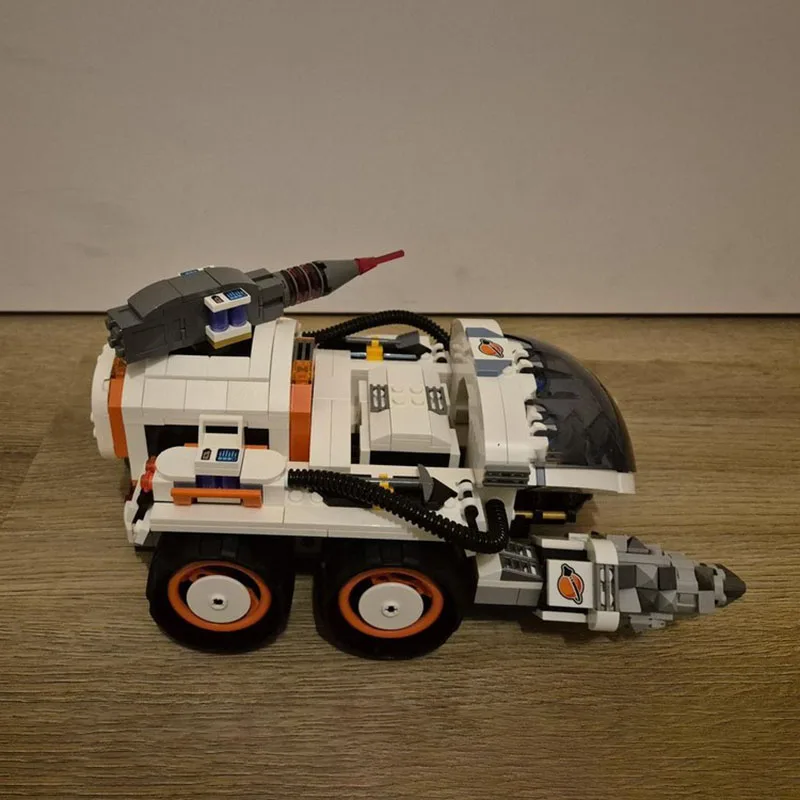 Kreative Serie Moc Bausteine Modulare Mobile Bergbau Laser-Stadt Raum Technologie Blöcke Weihnachten DIY Spielzeug Bau Geschenk