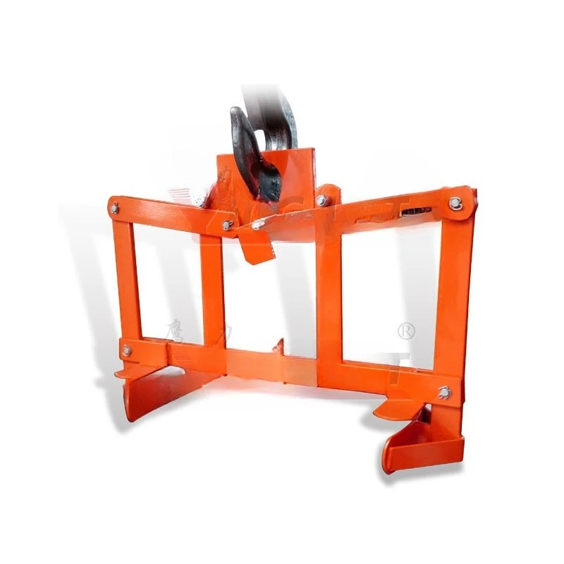 

Oil drum spreader DL500 forklift driving hook holding barrel clip 55 gallon barrel steel oil drum 200L oil drum raised