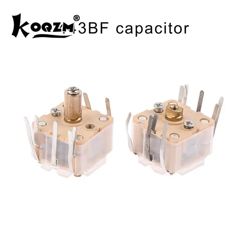 1Pc Switch CBM-443BF-1AB4/088AM+FM Radio Thin Film Variable Capacitor 270P Double +20Pfm Double