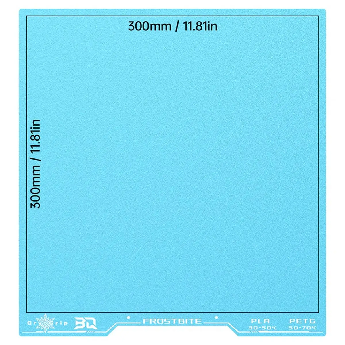 NEW FACTORY~Panda Build Plate CryoGrip Pro Frostbite Coating No Clog Spring Steel Double-Sided Cool Plate for QIDI Plus 4
