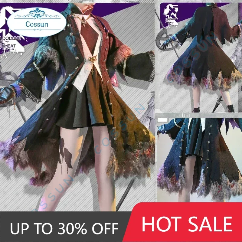 

COSSUN Game Arknights Lappland Cosplay Costume Halloween Role Play Outfit Party Comic Con Carnival