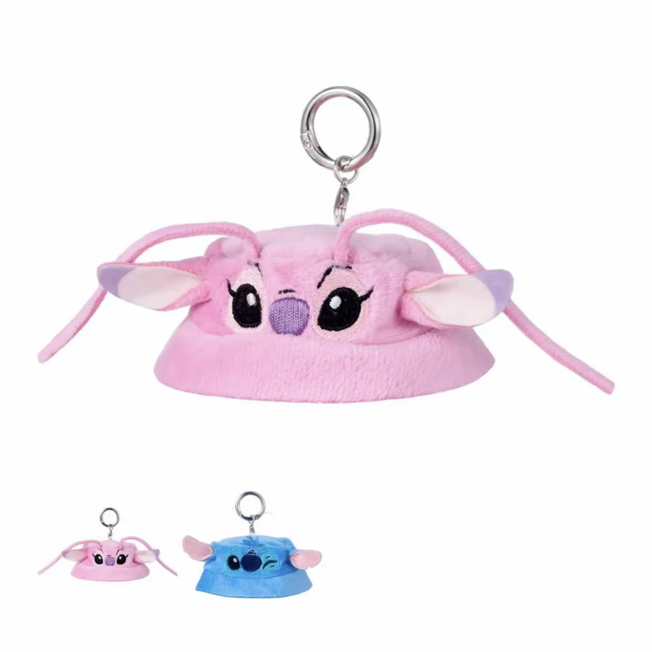 

Disney Stitch Hawaii Mini Hat Charm Keychain - Cute Organizer Bag Charm, Backpack Decoration Beautiful Gift