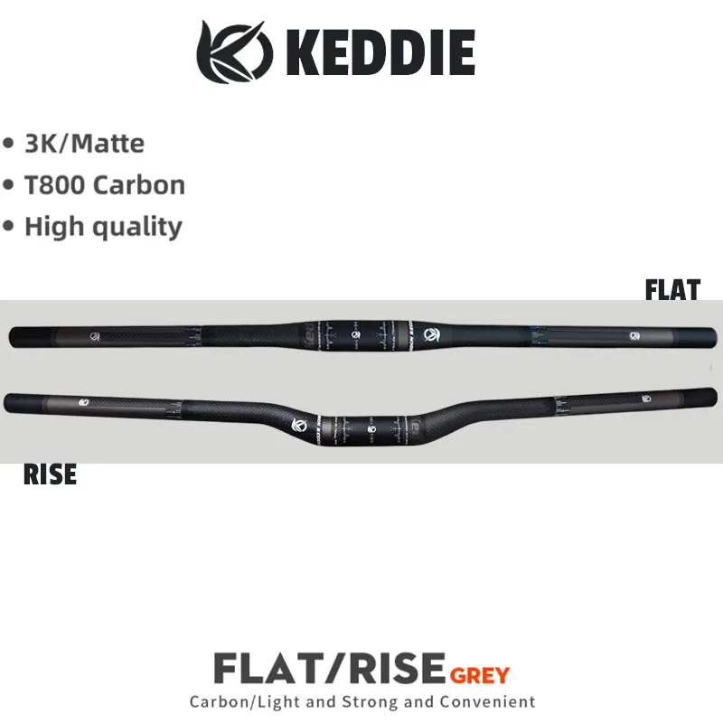 

Комплект руля для горного велосипеда KEDDIE Full Carbon MTB, 31,8 мм, с подъемом, варианты 660-780 мм
