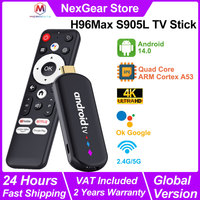 H96Max S905L TV Stick, Android 14 Smart TV Stick, Quad Core ARM Cortex A53, Dual WiFi Portable Streaming Media, Smart TV Dongle