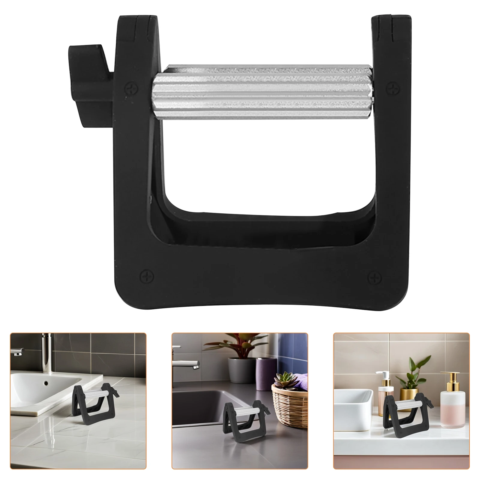 

1Pcs Professional Toothpaste Squeezer Metal Roller Durable Hair Dye Cream Tube Roller Tool for Bathroom Salon Salon Squeezer