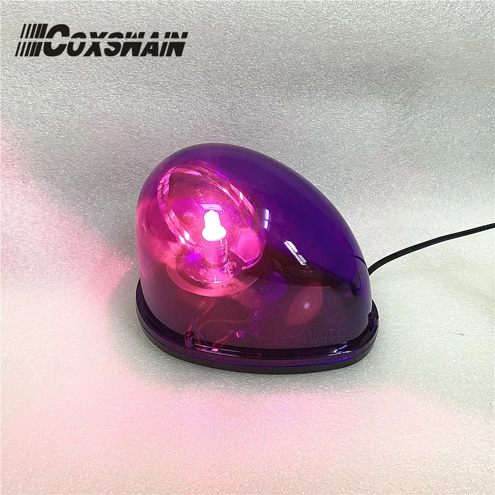 

Purple Color Rooftop Rotator Warning Light with Magnetic Base Car Dome Flash Warning Beacon Car Signal Light