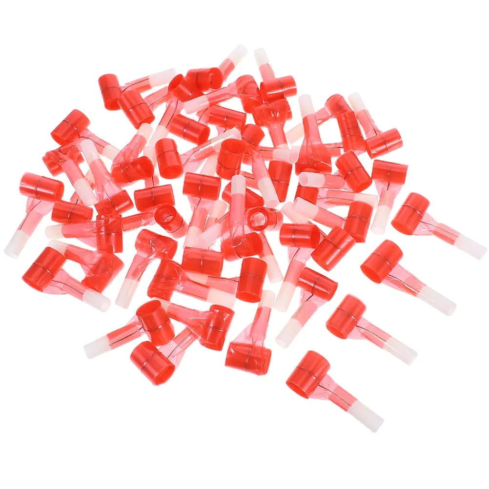 

60pcs Lizard Toy Accessories Blowouts Noisemaker Plastic Funny Toys Children Party Blowers Replacements Novelty Whistles