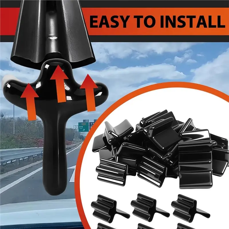 BAAG-Czarne nakładki na słupki T z winylu, 50 sztuk, bezpieczne nakładki na słupki T, wykończenie słupka T, bezpieczna osłona słupka T