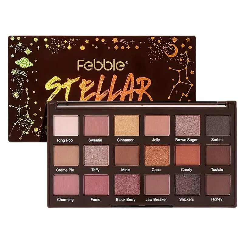 Eyeshadow Palette18 Colors Long Lasting Matte And Shimmer Eyeshadow Palette Nude Eyeshadow Palette With High Pigment