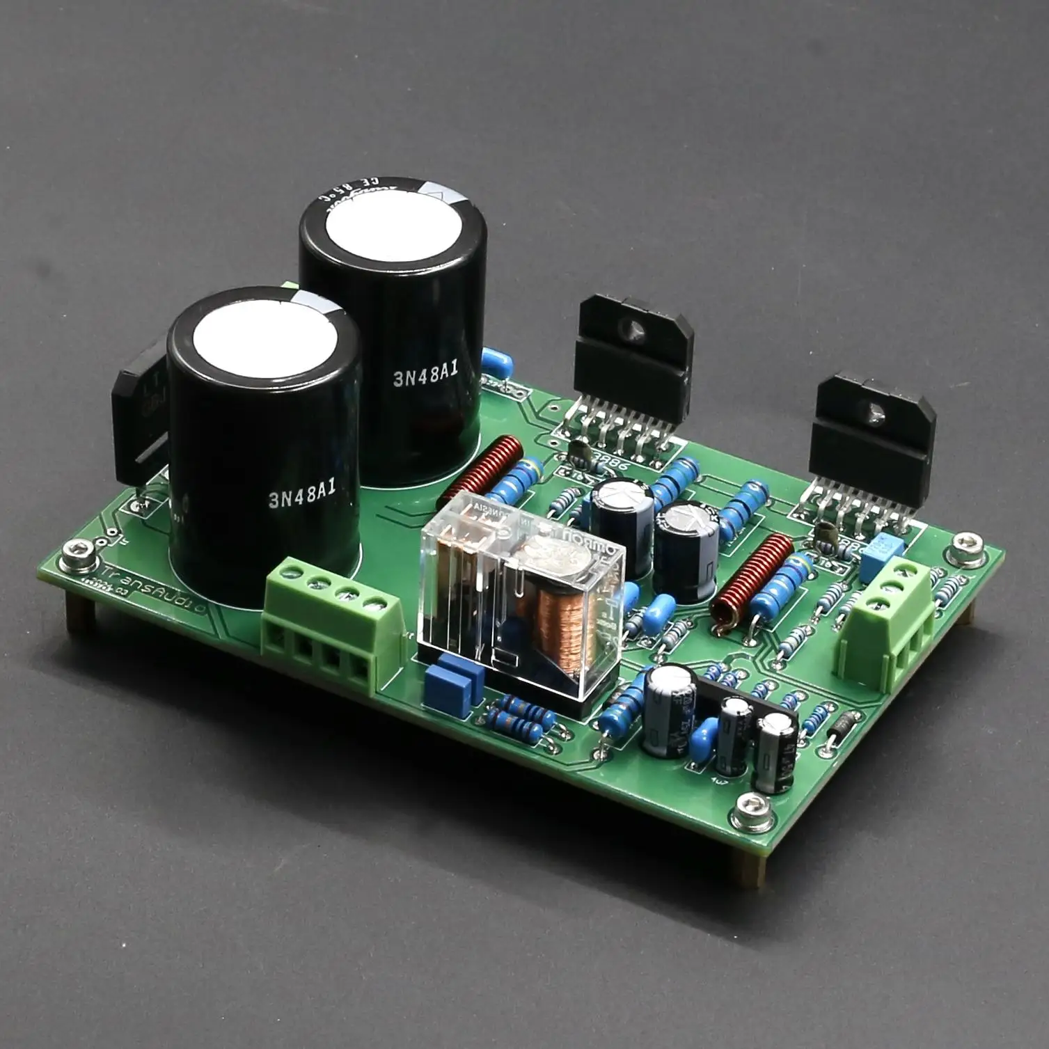 

Собранная Плата усилителя мощности Hifi LM3886 DIY AMP 68 Вт + 68 Вт