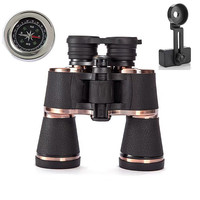 20x50 binoculars Outdoor equipped with high power ultra HD manual focusing multilayer coating telescope