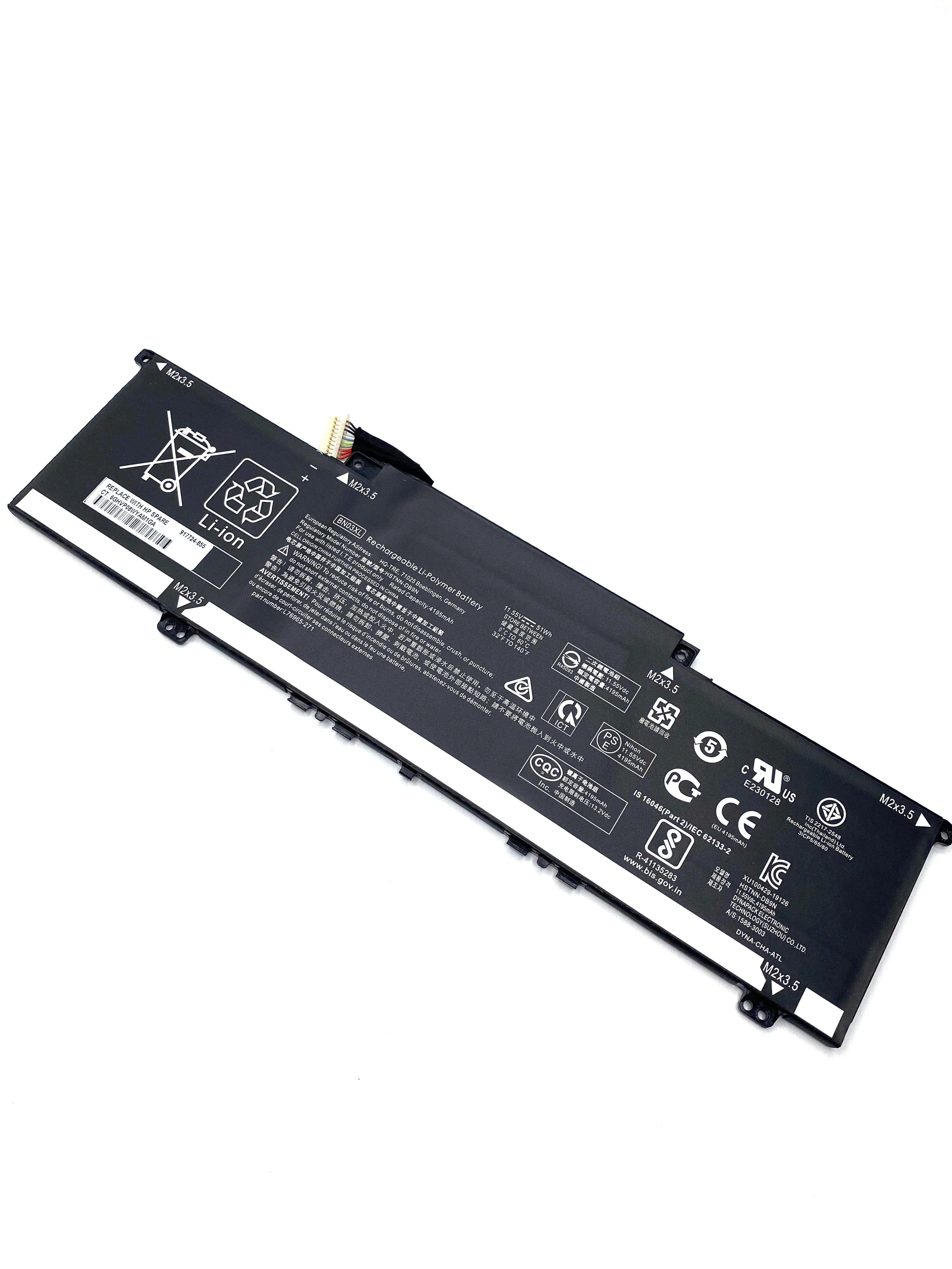 BN03XL Laptop Battery For HP ENVY X360 13-ay 13-ba 15-ee 15-EU Series HSTNN-DB9N HSTNN-OB1O L77034-005 L76965-271 L76965-2C1