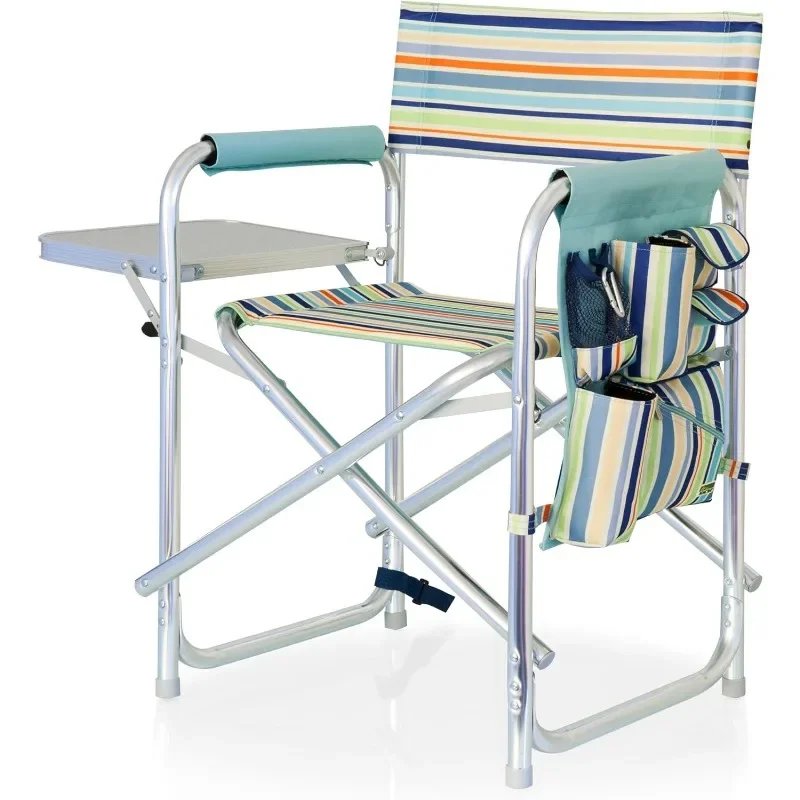 

Sports Chair with Side Table, Beach Chair, Camp Chair for Adults