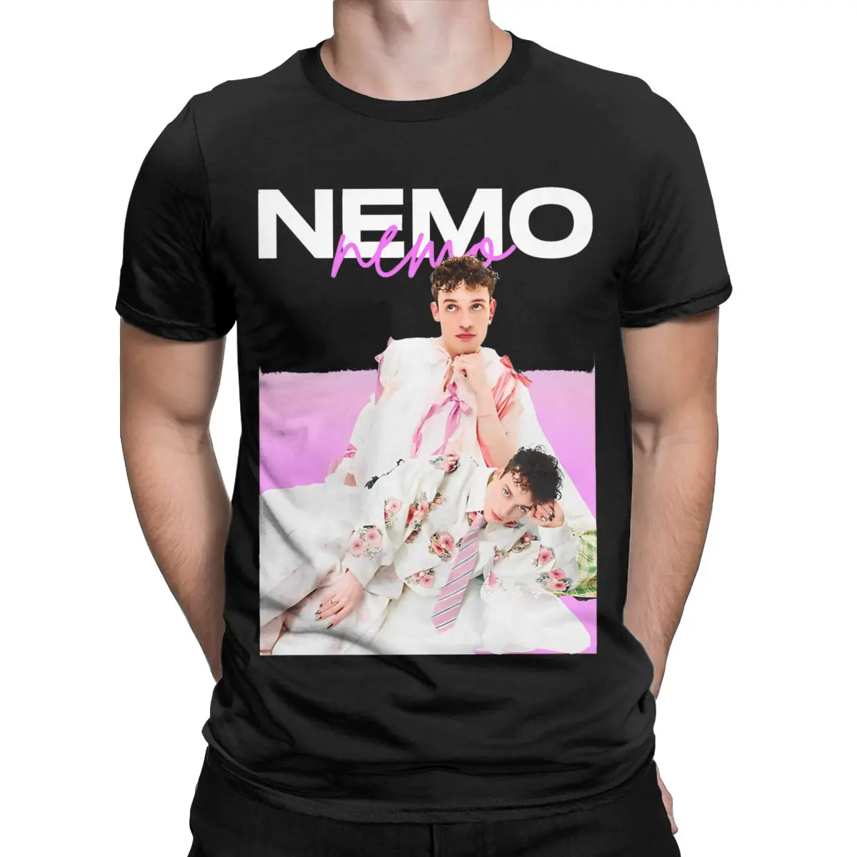 Футболки Nemo The Code Winner Eurovisions 2024 Швейцария Merch для мужчин и женщин, Уникальные футболки из чистого хлопка для взрослых