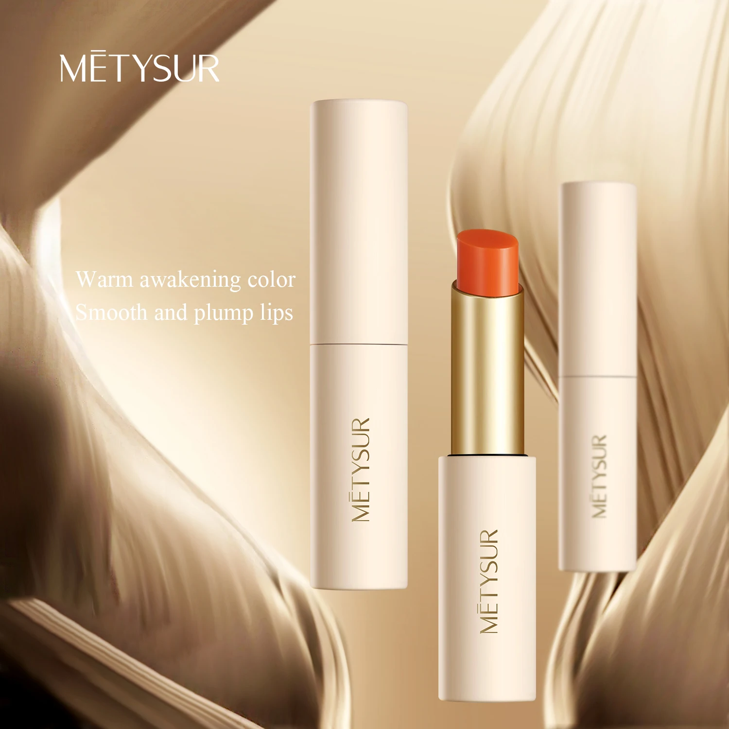 Metysur Phyto Extraet Lipstick Hydraterende en gladde textuur Kleurveranderende lippenbalsem Primer Verminder liplijnen Lipverzorgingsproduct