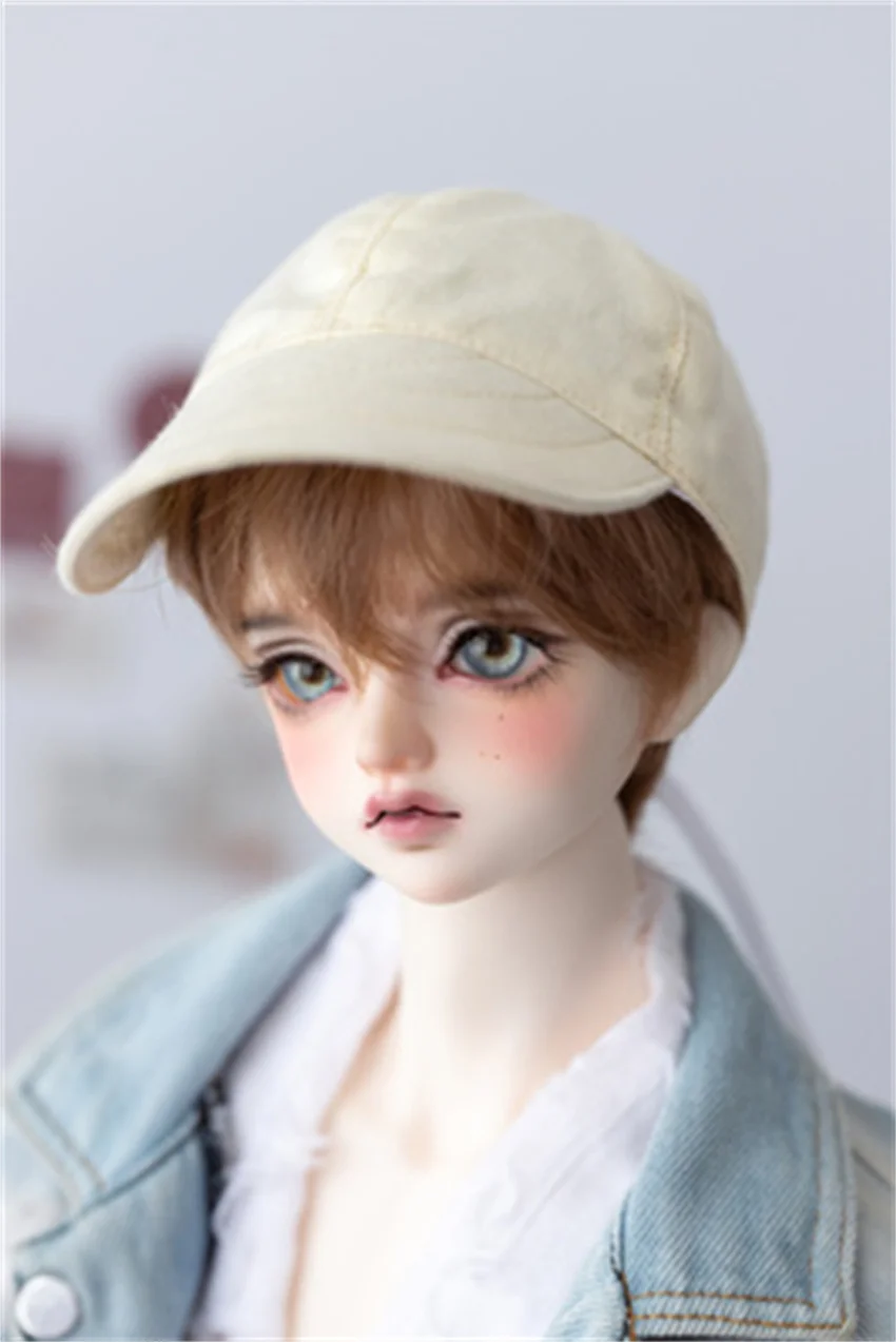 In Stock BJD Doll Cap 1/3 68 70cm Black White Handsome Youth Baseball Cap BJD Doll Accessories