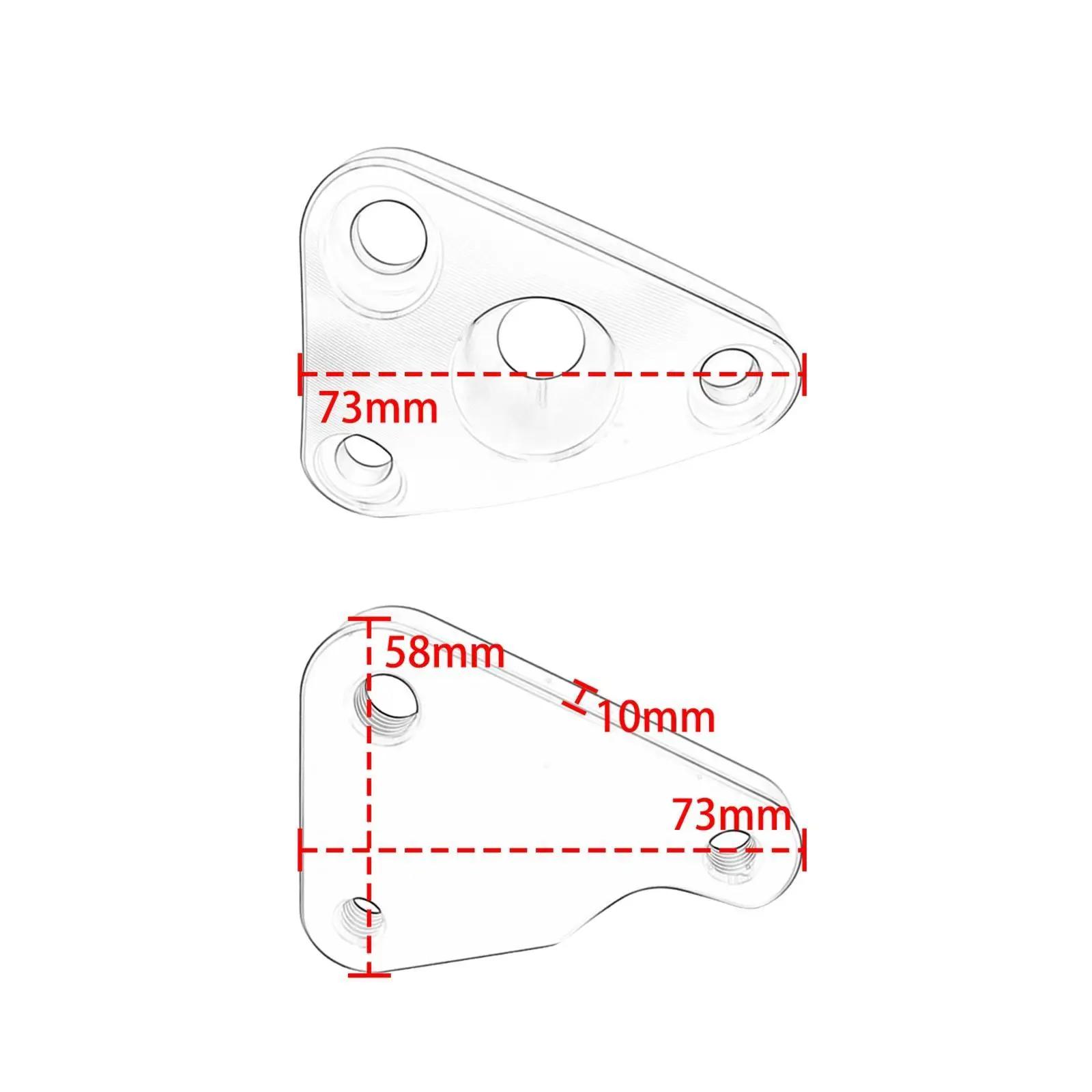 Rear Lowering Link Drop Dog Bones Premium Motorbike Modification Part for VESPA Primavera150