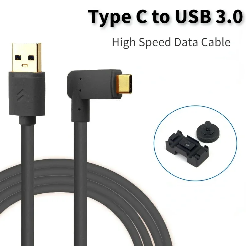 3/5/8/10M Type C To USB 3.0 Camera Tethered Shooting Line Sony A7M3 A7rm4a Elbow Type-C Data Extension Cable Camera To Computer