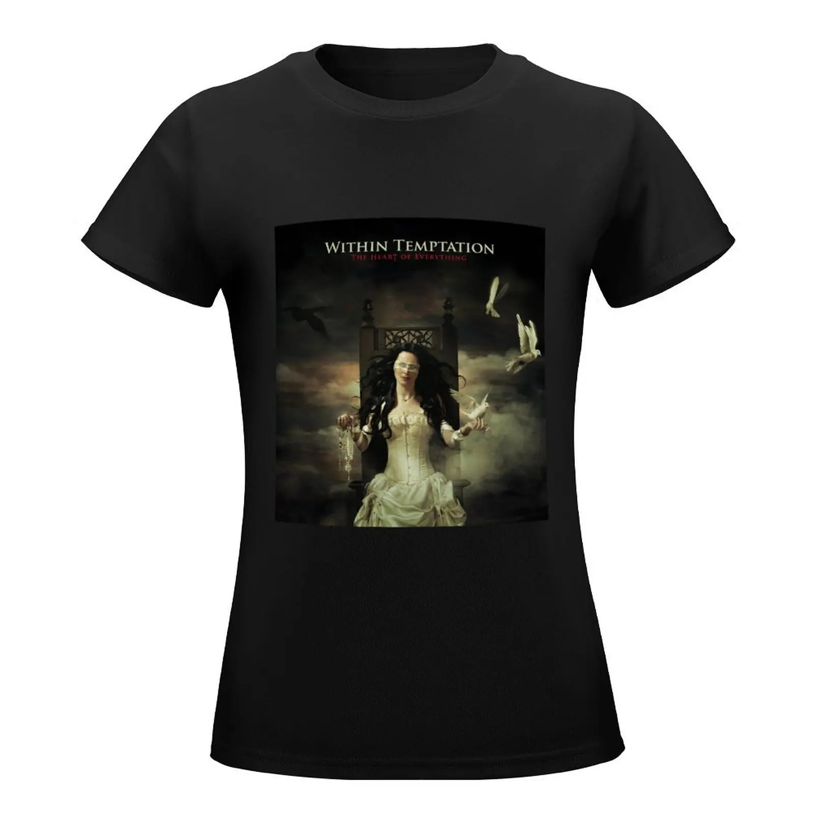 Within Temptation the heart of everything T-Shirt anime clothes lady clothes t shirt dress Women