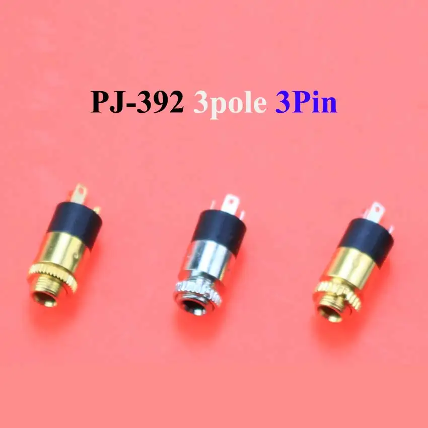 1PCS PJ-392 EINE 3640 399 341 342M 301 376 324 325 3,5mm Stereo Buchse Jack W/schraube 3,5 Audio Video Kopfhörer Stecker – Detail 4