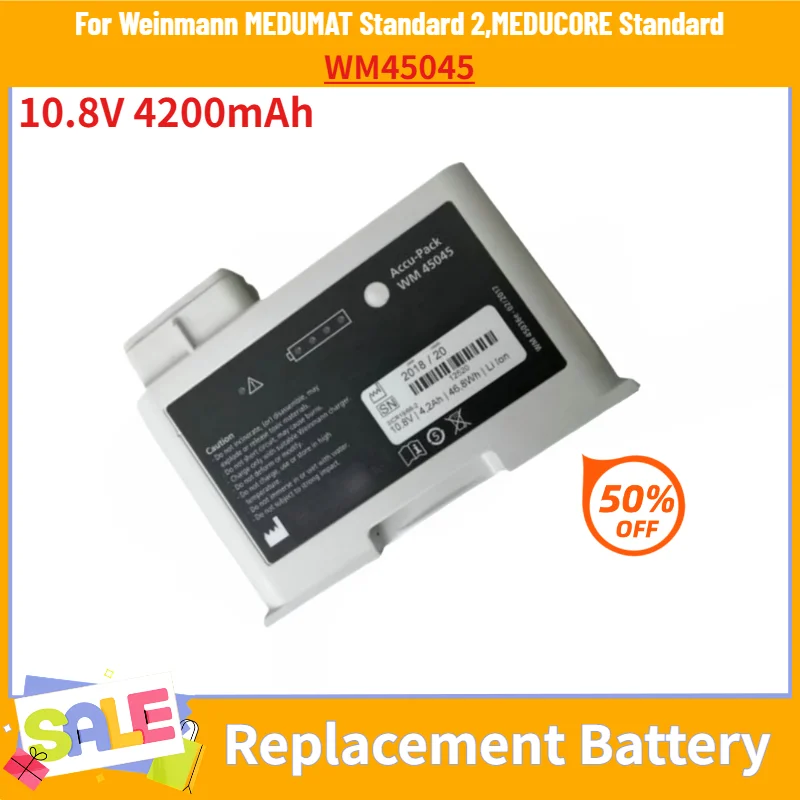 WM45045 Battery for Weinmann MEDUMAT Standard 2,MEDUCORE Standard High Quality Replacement Battery 10.8V 4200mAh