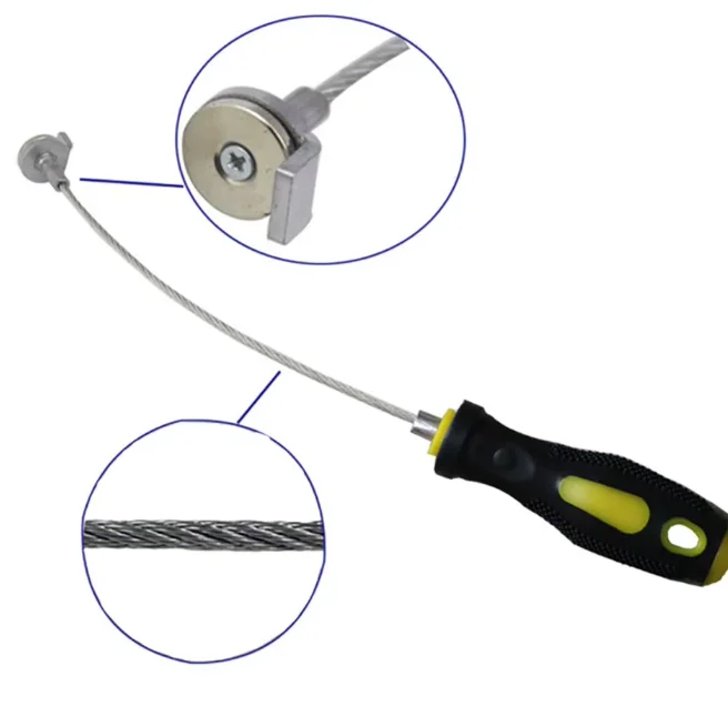 Magnetic Oil Drain Plug Removal Tool Anti-Scald Auto Car Oil Plug Remover Wrench Automobile Repair Maintenance Tool
