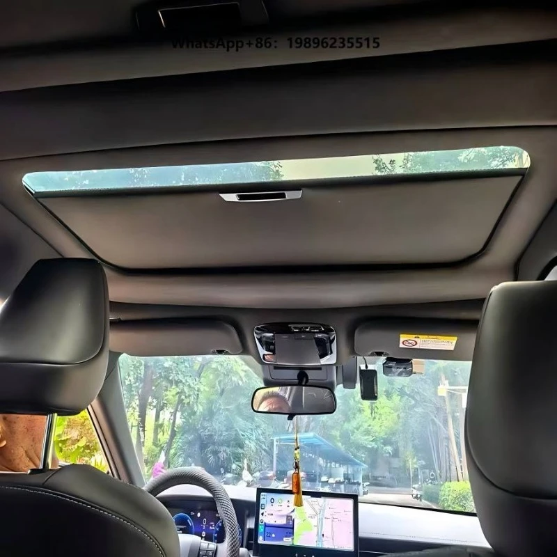 Nano Coating Tech Sunroof Curtain Foldable PVC All-Season Heat Insulation UV Protection No Sagging Easy Roof