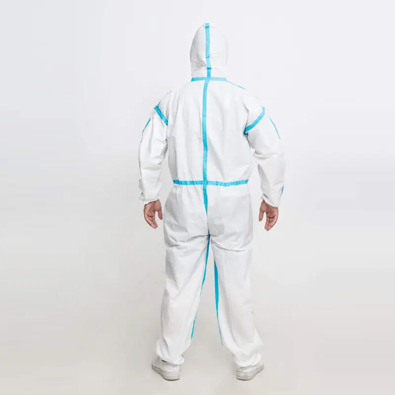 Disposable Anti Dust Oil Epidemic Antibacterial Jumpsuit Hazmat Isolation Safety Suit Protective Clothing Dust-proof Coveralls