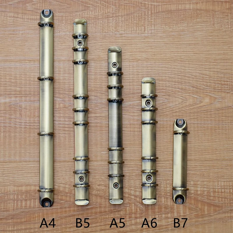 直径20mmの銅と銀のブラックコネクタ,a7 a5 a6 b5a4ノートブックバインダーリングメカニズム