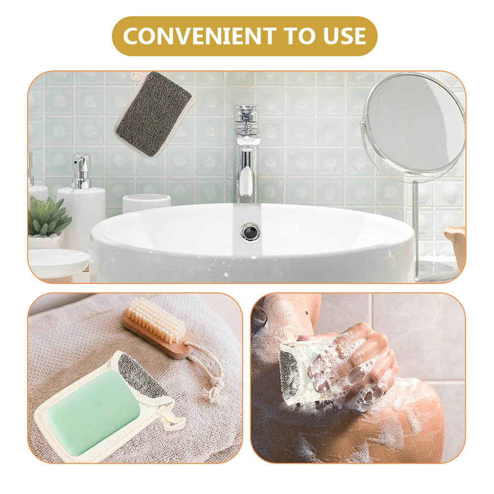 

4pcs For Exfoliating Soap Pouch Making Soap Accessory Quick Saver Household Bath Accessory