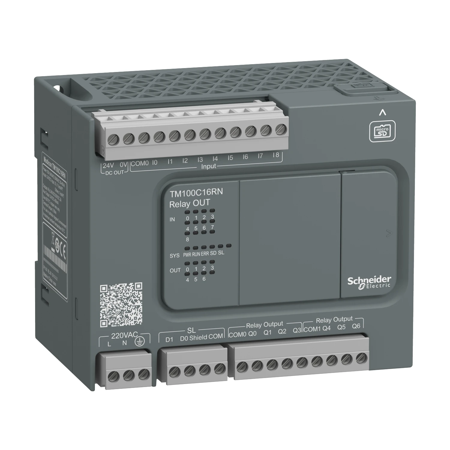 TM100C16RN Controller M100 - 9I/7O relay - 220VAC