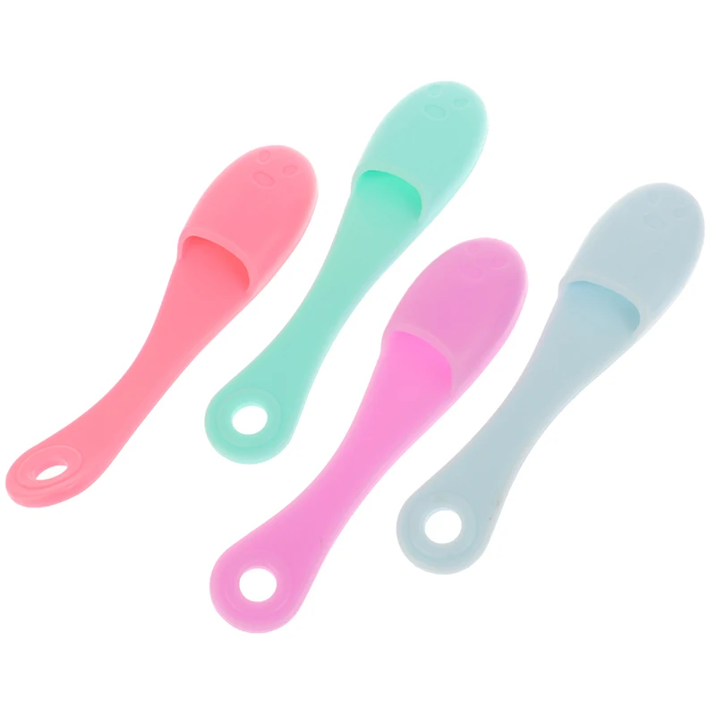 Soft Finger Toothbrush for Pet, nariz limpo, cravo, acne, manchas de lágrima, escova de acne, lã de silicone, acessórios para cães