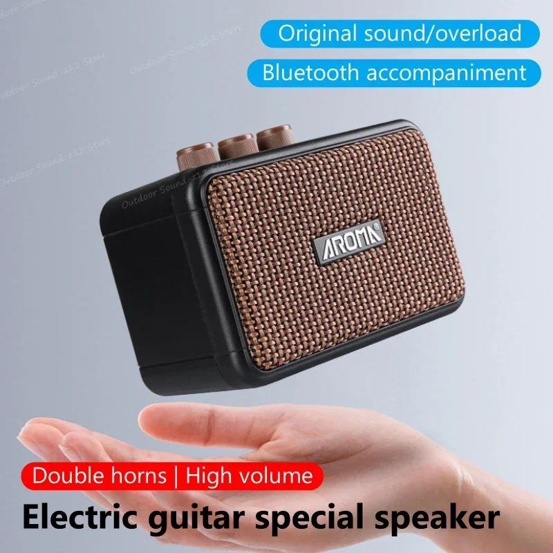 AG-04 Mini altoparlante per chitarra Altoparlanti Bluetooth wireless portatili per tutte le chitarre elettriche Amplificatore 2200mAh Tipo-C