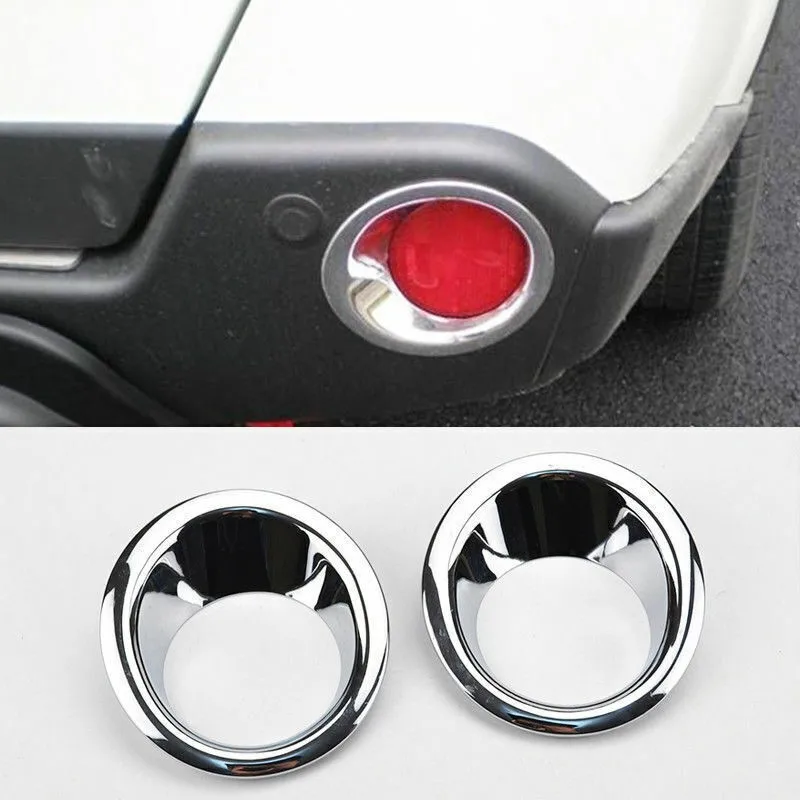 Chrome Rear Fog Light Lamp Cover For NISSAN X-TRAIL X TRAIL XTRAIL T31 2008 2009 2010 2011 2012 2013 Trim Foglight accessories