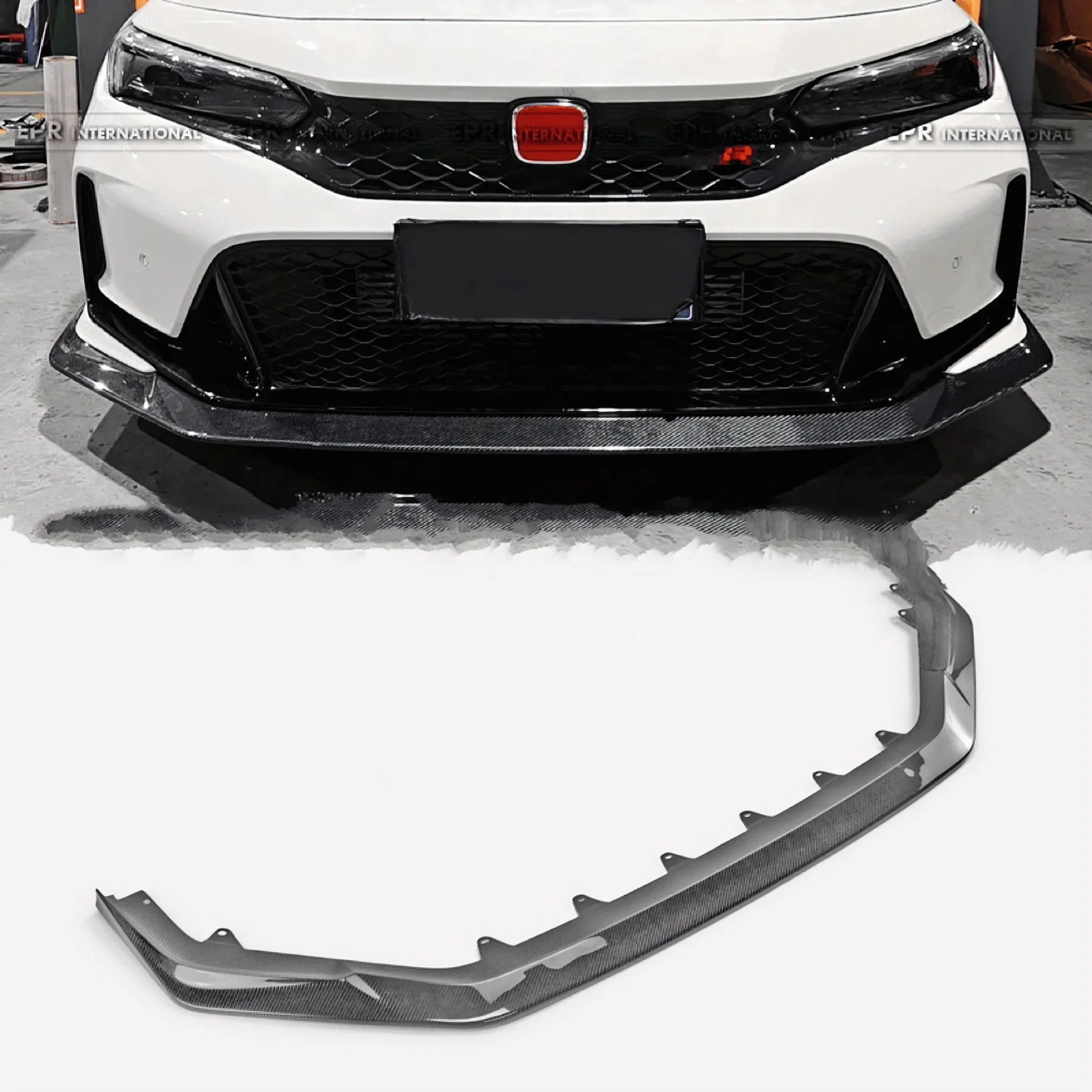 FITS For Type-R FL5 VARS Front lip TypeR Carbon Front lip