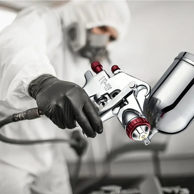 Gravity-Driven Spray Gun With A 1.5mm Nozzle, Suitable For Diy Automotive Craft Projects/Painting Of Cars And Furniture
