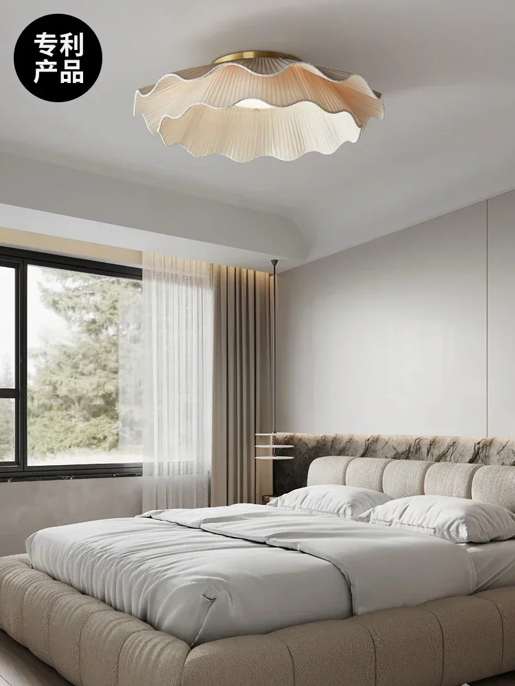 Modern French Cream style Bedroom Pendant Modern minimalist Nordic designer creative pine cone