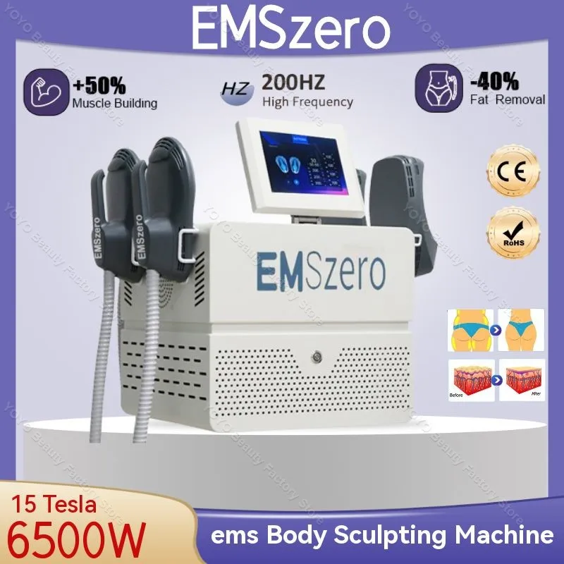 

portable 15 tesla 6500W ems muscle stimulator RF EMSzero body sculpting machine Slimming Weight Lose Electromagnetic Hiemt