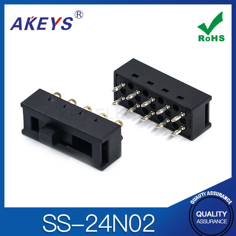 5 قطعة 24N02 موصل مجفف شعر 4 سرعات 10 دبوس SS-24-2 أنابيب الهواء الساخن والبارد تبديل التبديل اكسسوارات صالون الشعر