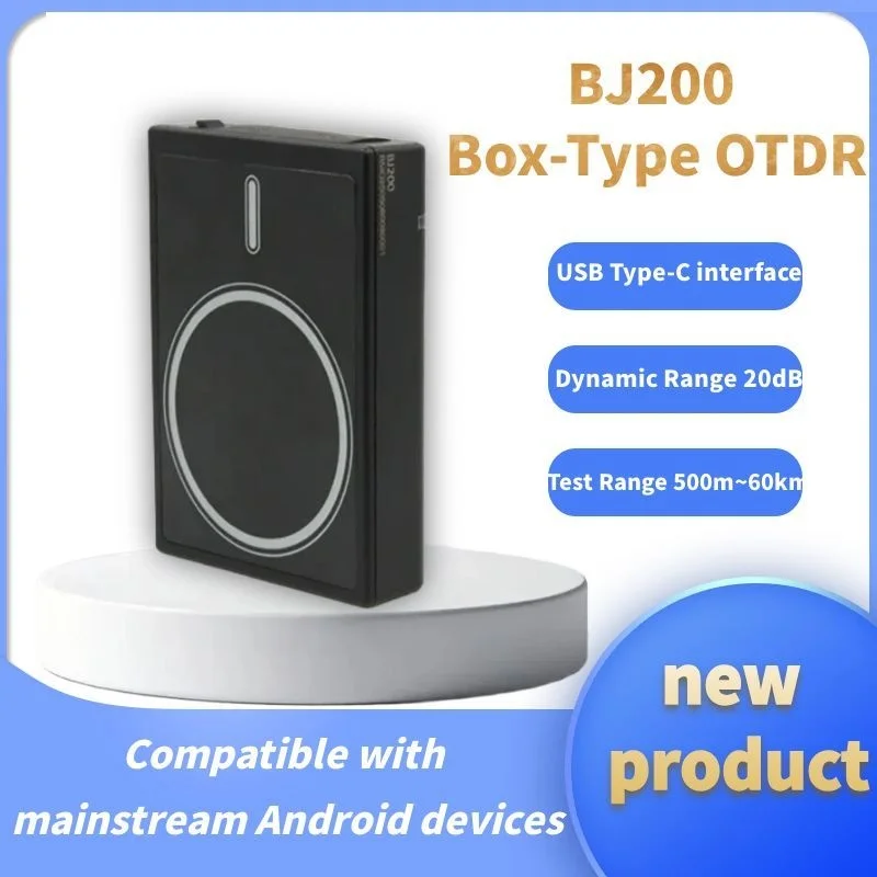 

OTDR-измеритель BJ200 в корпусе Box Type, одноволновый, с поддержкой тестирования волокон в режиме реального времени, динамический диапазон 20 дБ, малая мертвая зона 1,5 м/4,5 м, для FTTH