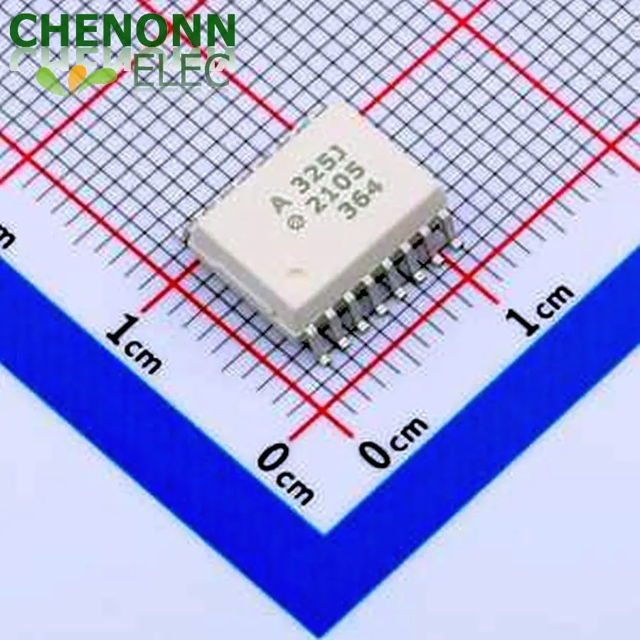 10PCS/LOT QCPL-325J-500E (Optocouplers, Optoisolators)