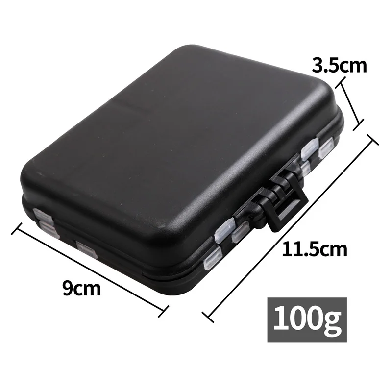 Mini Storage Case Flying Fishing Tackle Box 14 Compartments Fishing Spoon Hook Bait Storage Box Fishing Accessories