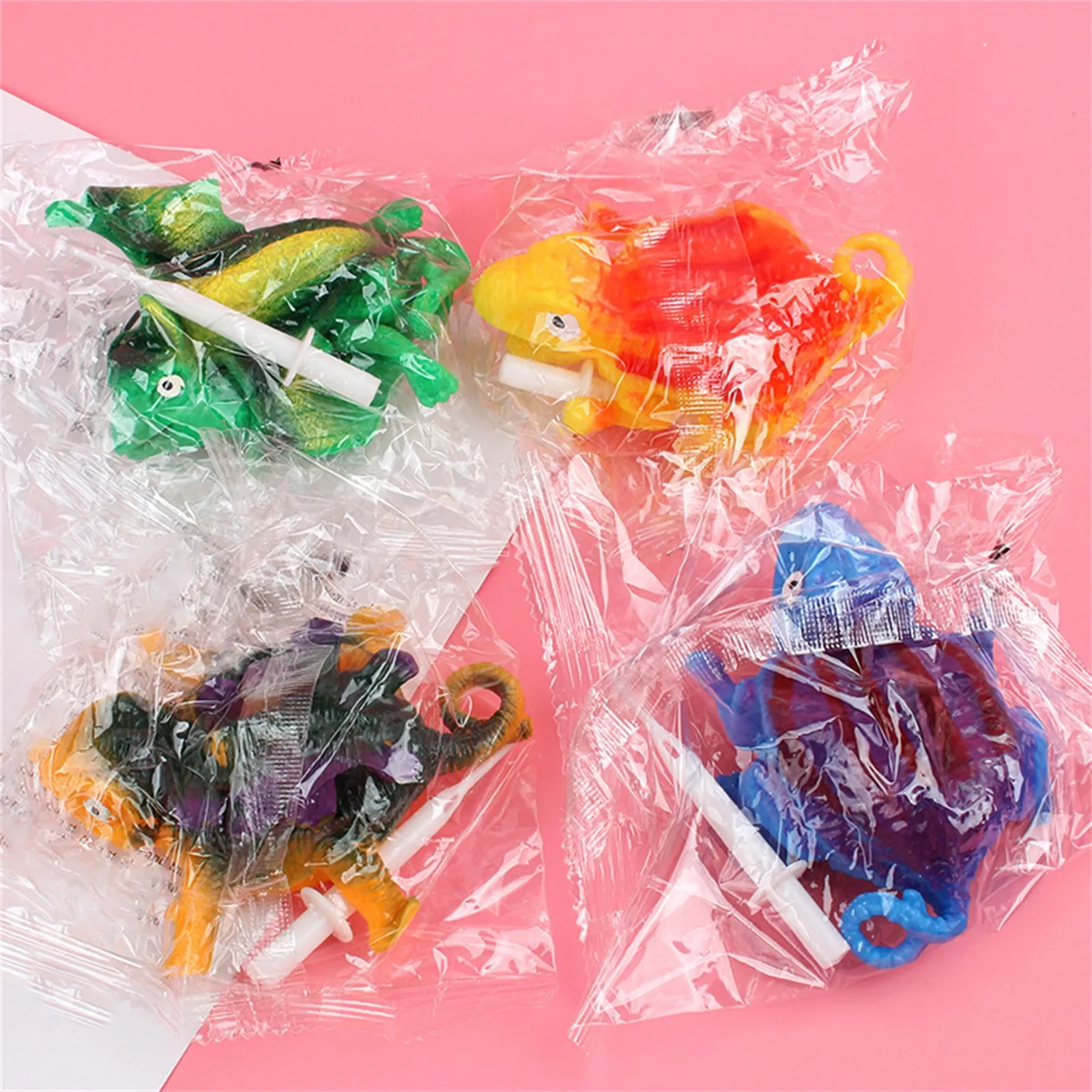 3 قطعة أطفال مضحك ديناصور الحيوان نفخ تنفيس كرات-الضغط لينة تململ بالون لعبة حفلة رياضية لطيف مضحك ألعاب هدية